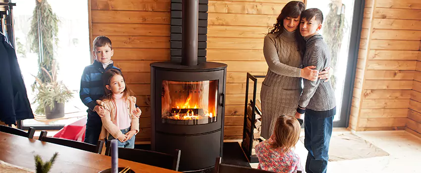 Morso Cast Iron Fireplace Insert Installation in Bellview, Florida