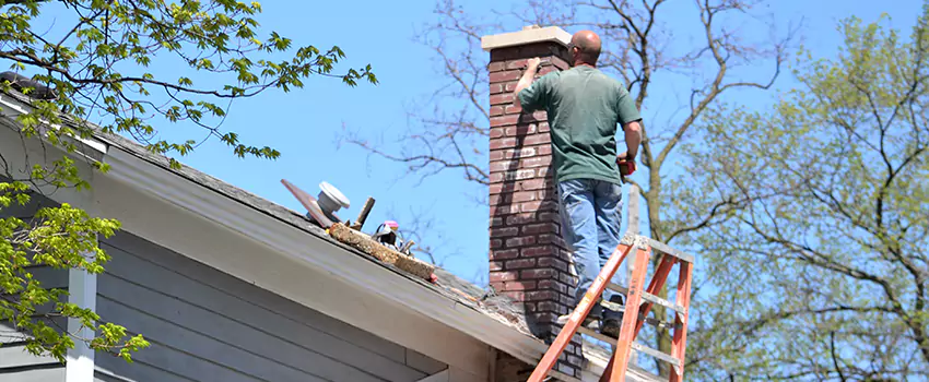 Vinyl and PVC Chimney Flashing Installation in Bellview, FL