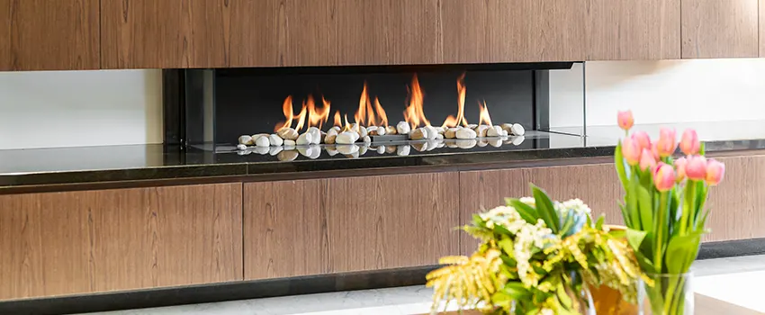 Double-height Fireplace Design Refurbishment in Bellview, Florida