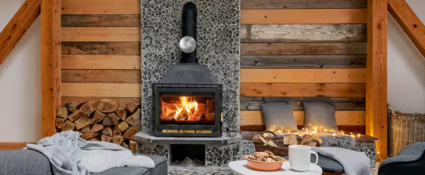 Thelin Hearth Products Direct Vent Gas Stove Fireplace Inspection in Bellview, Florida